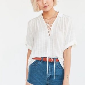 Urban Outfitters Lace-Up Top
